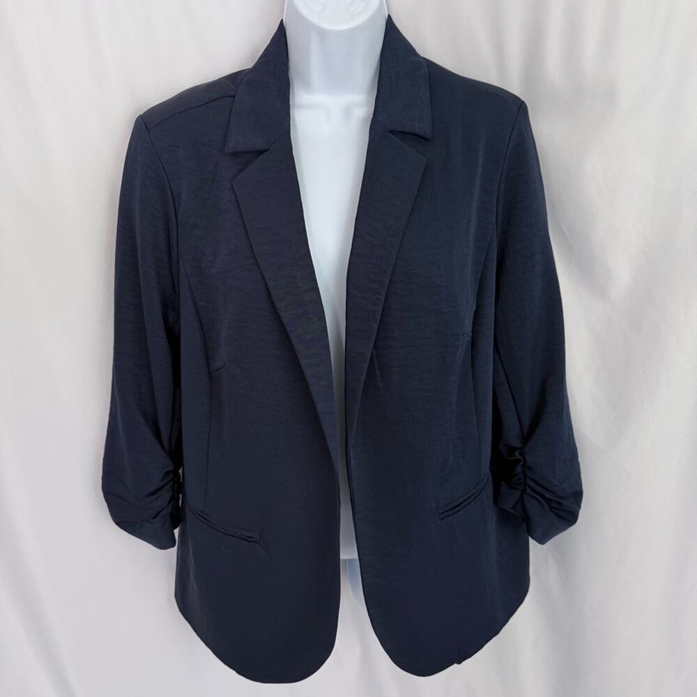 Roz & Ali Navy Blazer Size 1X
